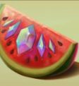 Deco diamonds slot watermelon symbol