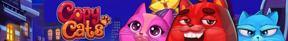 Copy Cats Slot Full Banner