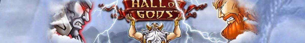 hall of gods slot banner