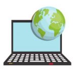 Online Blackjack - Playing Online - Image of Laptop