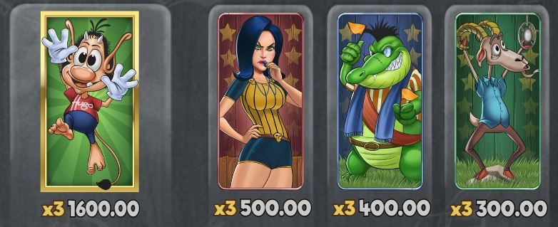 Hugo Goal Slot - Paytable