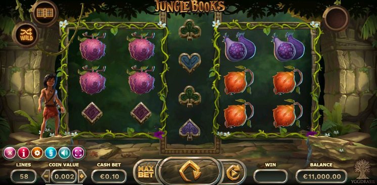Jungle Books Slot Gameplay