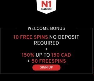N1 Casino Welcome Bonus