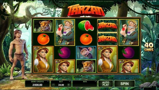 Tarzan Slot Gameplay-min
