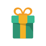 Present Box with Bow