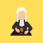 Animated Judge Cartoon