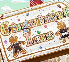 Gingerbread Lane Slot Logo