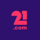 21.com 320 x 320 logo