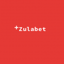 Zulabet logo white text on red background