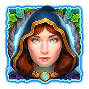 Druid Priestess High Winning Ravens eye symbol