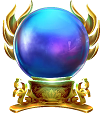 Rise of Merlin symbol - crystal ball