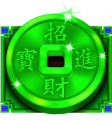 Caishen's Cash Jade Coin Symbol
