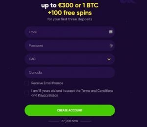 Bao Casino Sign Up Page-min