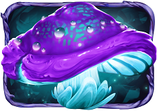 Firefly Frenzy glowing mushroom