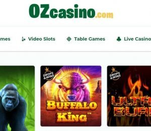 Oz Casino featured games